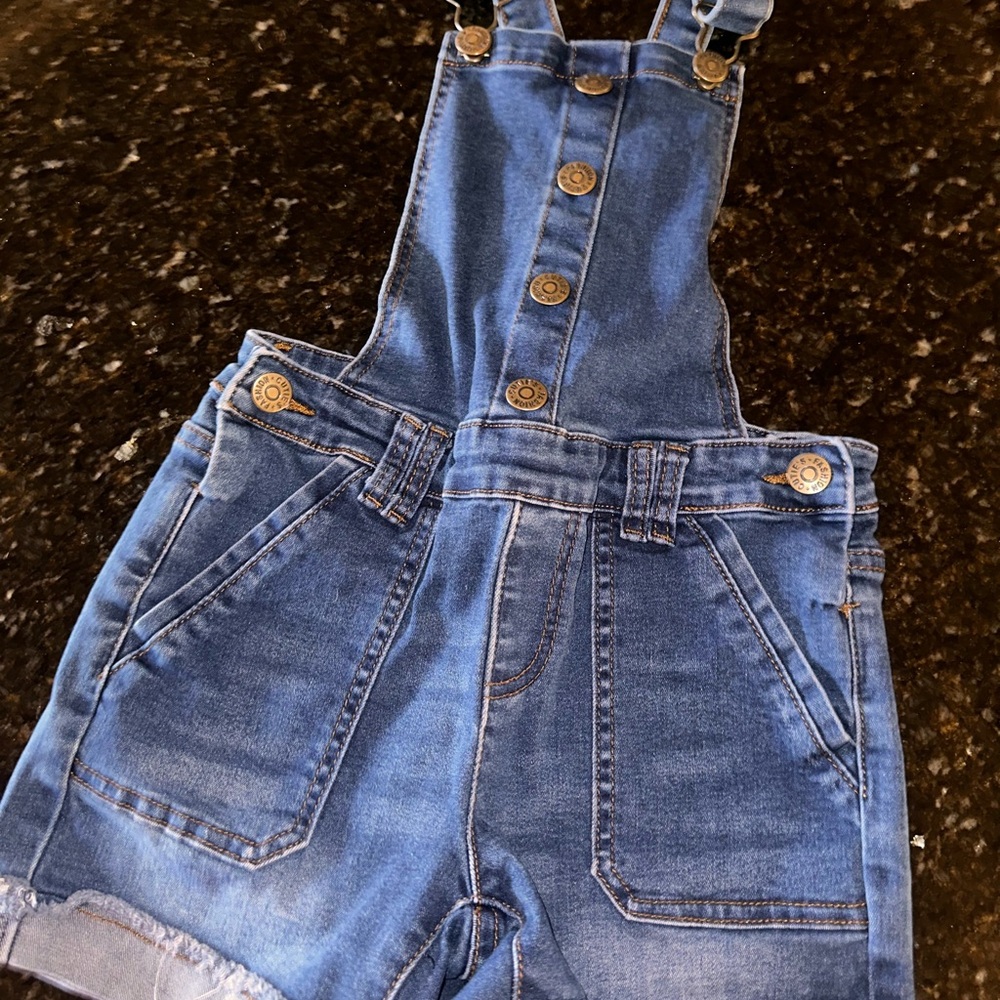 Cuties Fashion Denim Blue Kids Overalls
